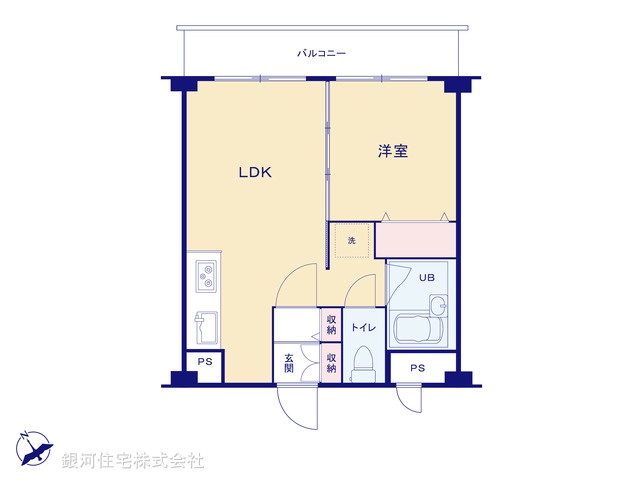 G00399683 神奈川県横浜市旭区二俣川１丁目 中古マンション 1998万円【間取図】