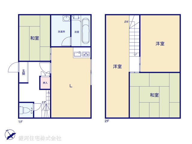 G00399701 埼玉県久喜市栗橋東５丁目 中古一戸建て 498万円【間取図】