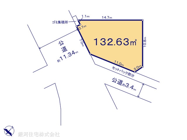 G00399856 神奈川県厚木市温水 土地(建築条件付土地) 2300万円【区画図】