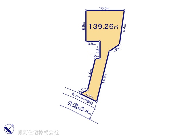 G00399860 神奈川県厚木市温水 土地(建築条件付土地) 2200万円【区画図】