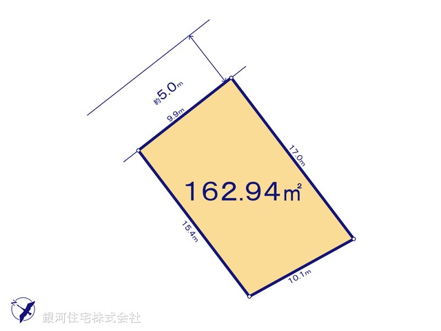 G00399867 千葉県柏市戸張 土地 1580万円【区画図】