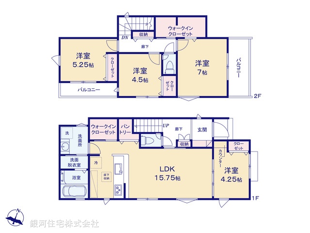 G00399908 埼玉県さいたま市緑区馬場１丁目 新築一戸建て 4090万円【間取図】