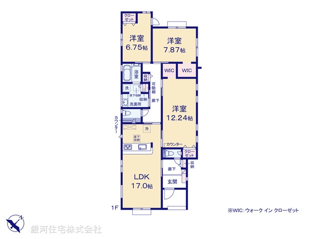 G00399944 埼玉県久喜市西大輪 新築一戸建て 4298万円【間取図】