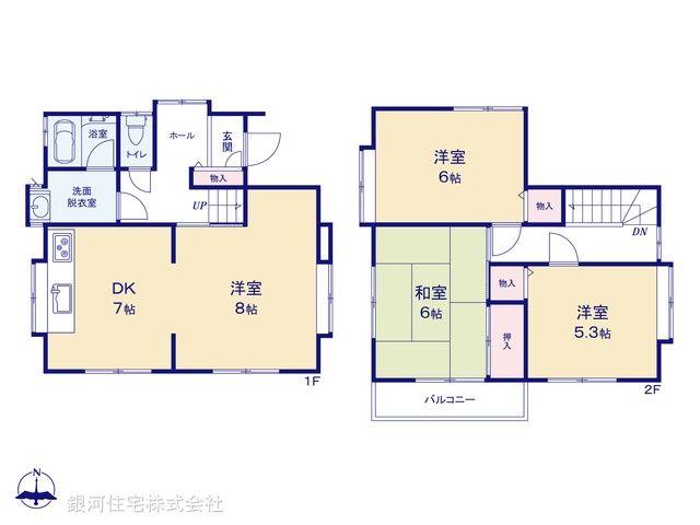G00399960 埼玉県久喜市栗橋東１丁目 中古一戸建て 1699万円【間取図】